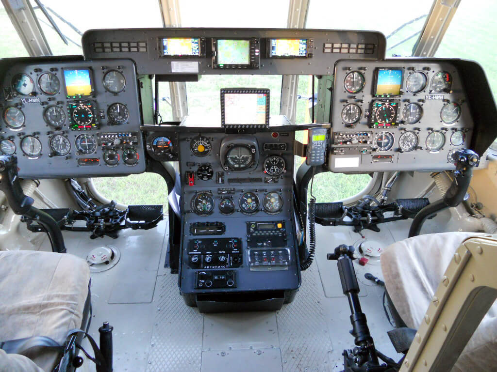 Sandel MI-8 Glass Cockpit