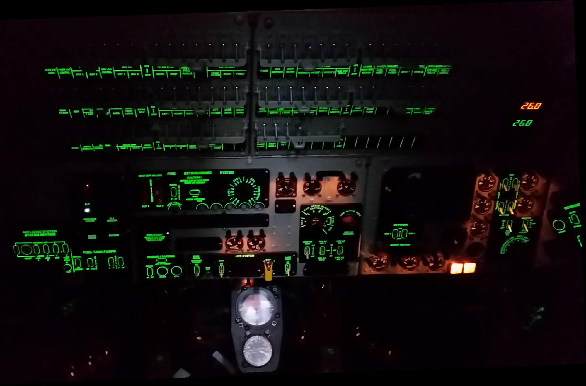 NVIS Cockpit Lighting